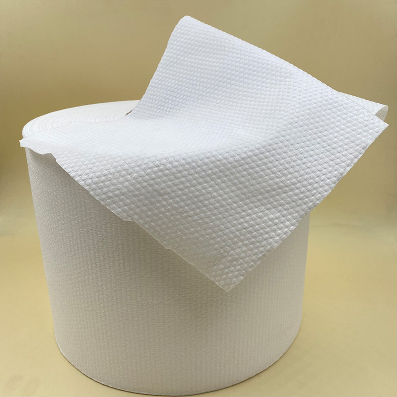 Spunlace Nonwoven Fabric Roll Cotton Pad Non Woven Embossed Wet Tissue
