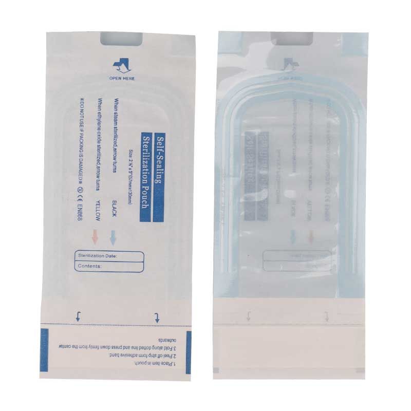 Best Sell Self- Sealing Sterilization Pouch With EO / Steam