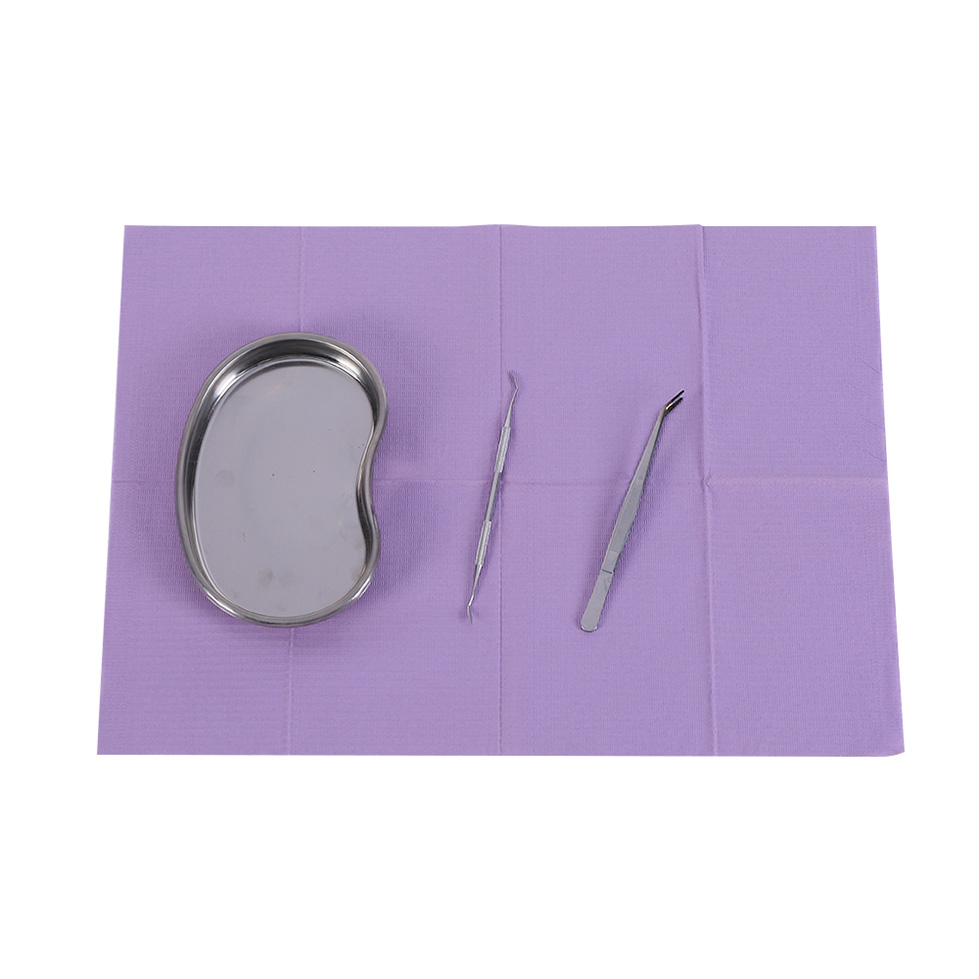 3PLY Dispoable Pink Dental Bibs for Dental Clinics and Healthcare Facilities