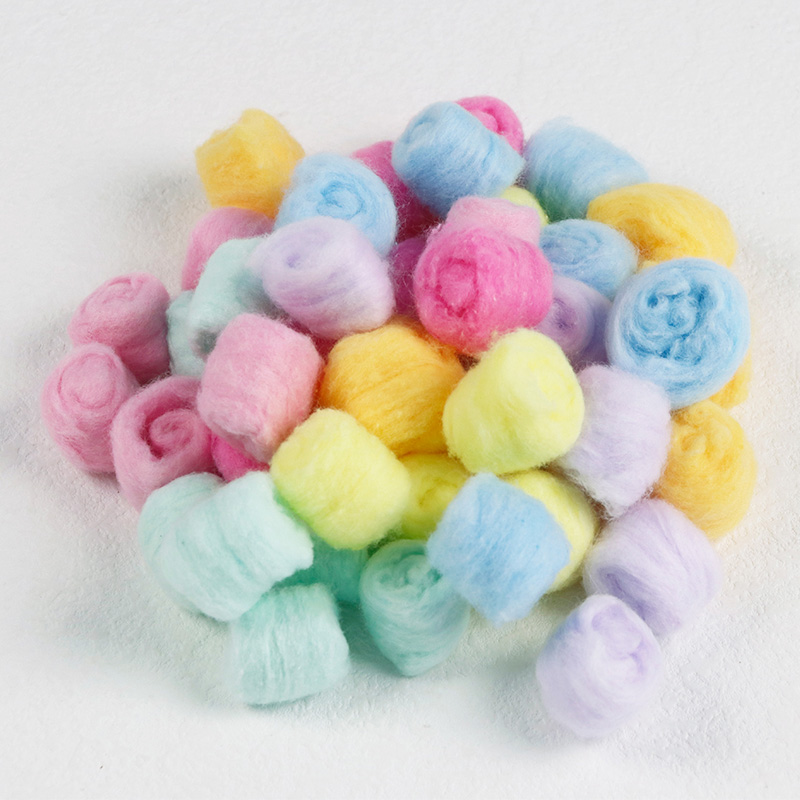 Medical Colorful Cotton Ball for Dizzy Great Water Absorbtion